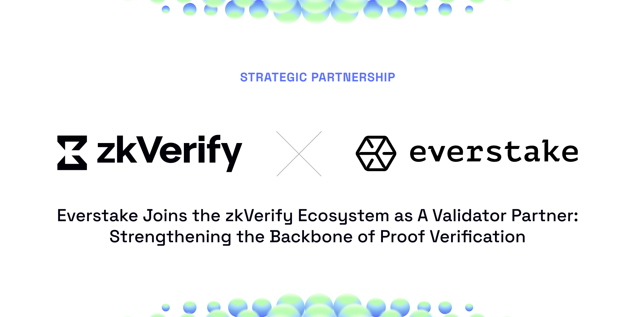 a strategic partnership between zkverify and everstake