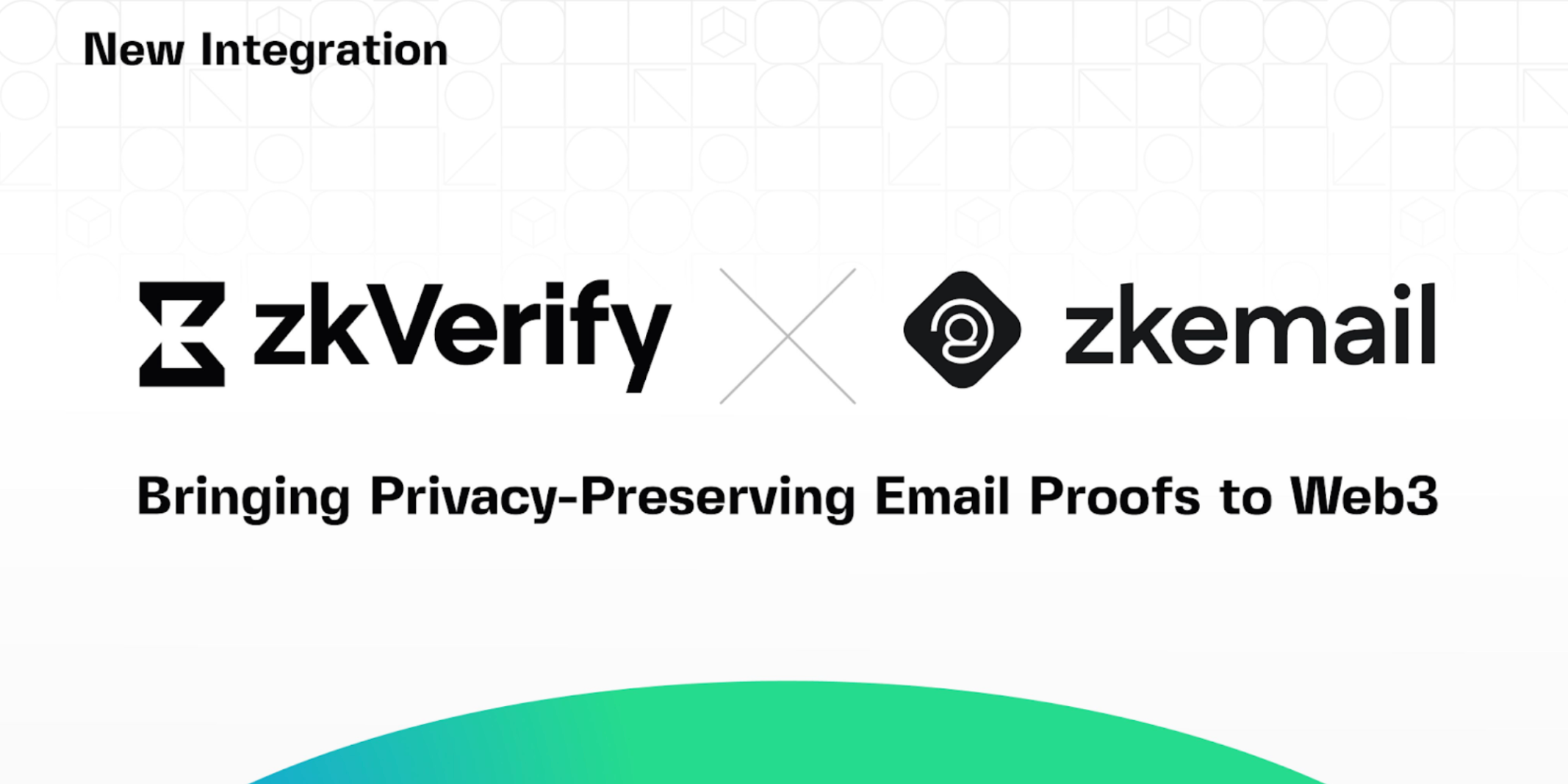 an advertisement for zk verify and zkemail bringing privacy preserving email proofs to web3