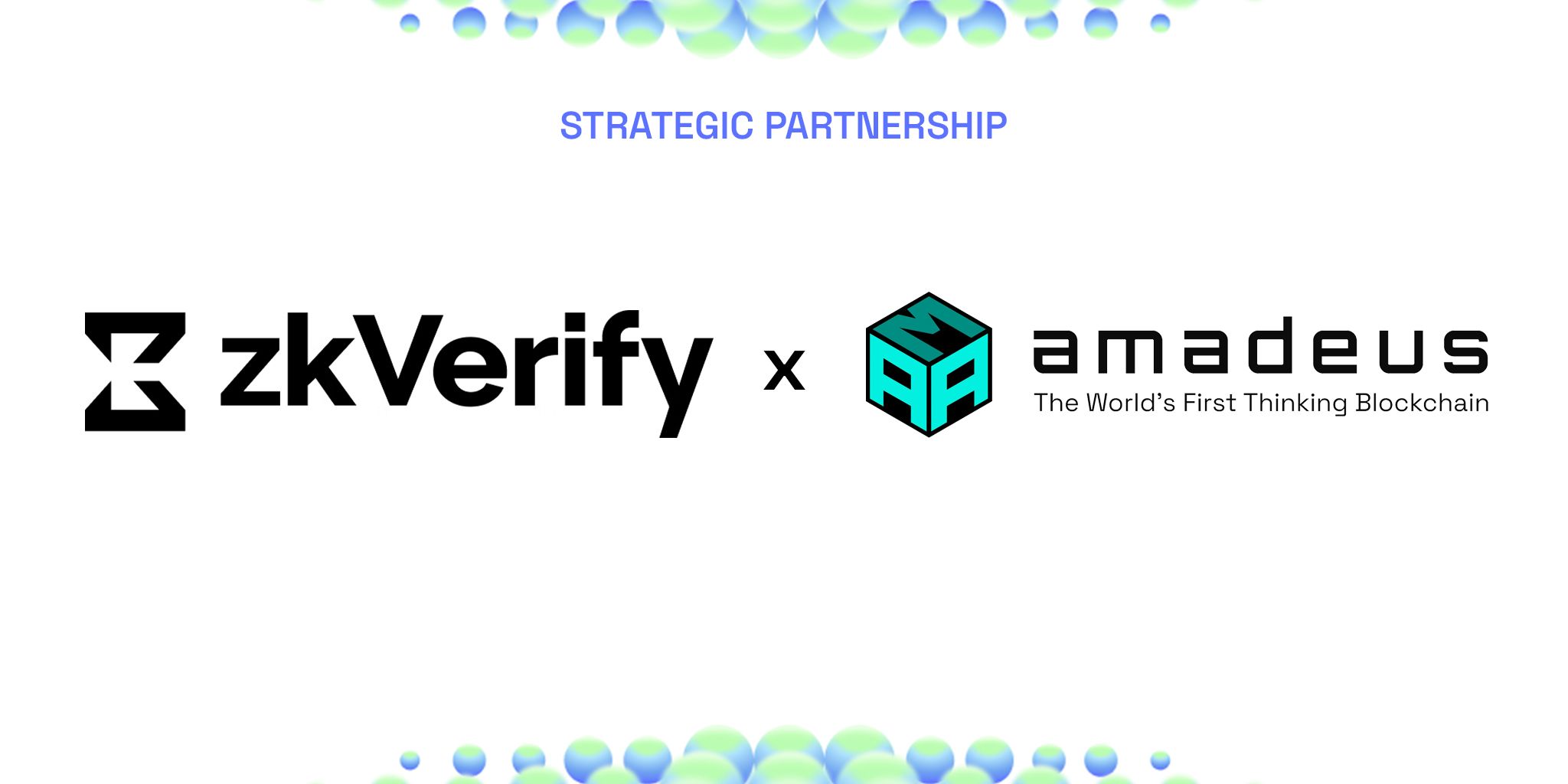 Strategic partnership between zkVerify and Amadeus.