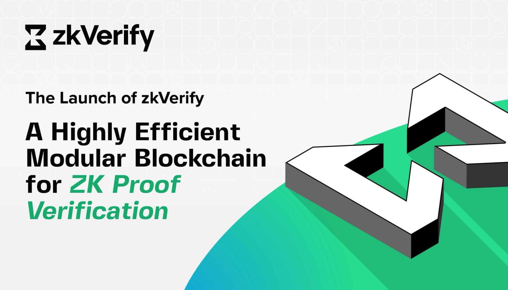 a highly efficient modular blockchain for zk proof verification