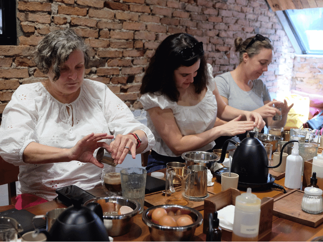 Egg coffee cultural activity