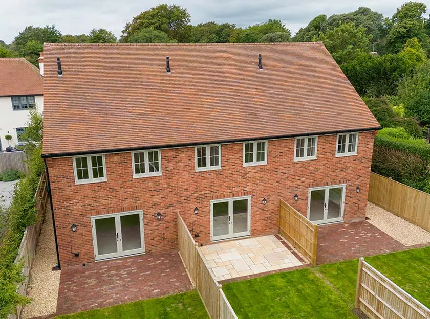 mumford & wood timber windows and doors multi-plot development