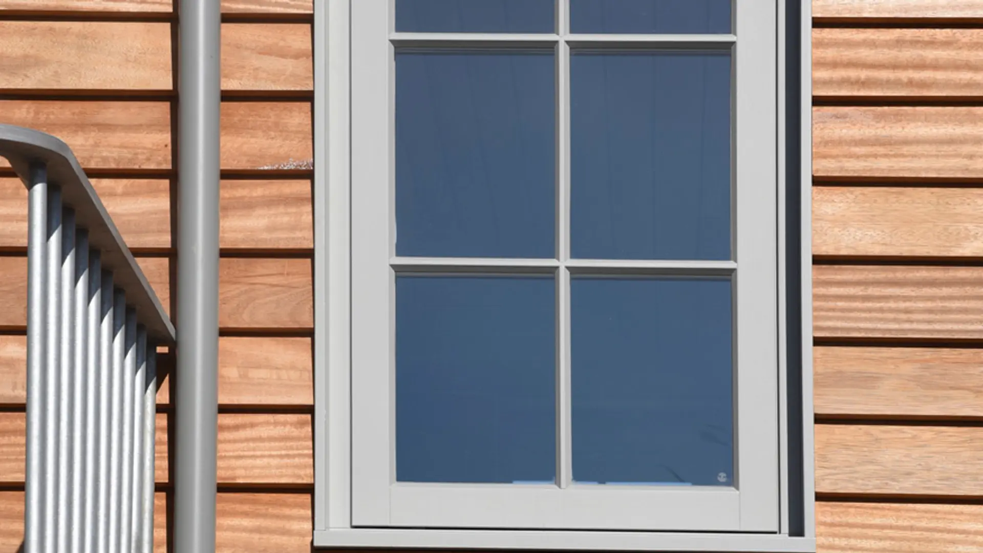 Casement Windows Grey Exterior 12 - Casement window in Grey