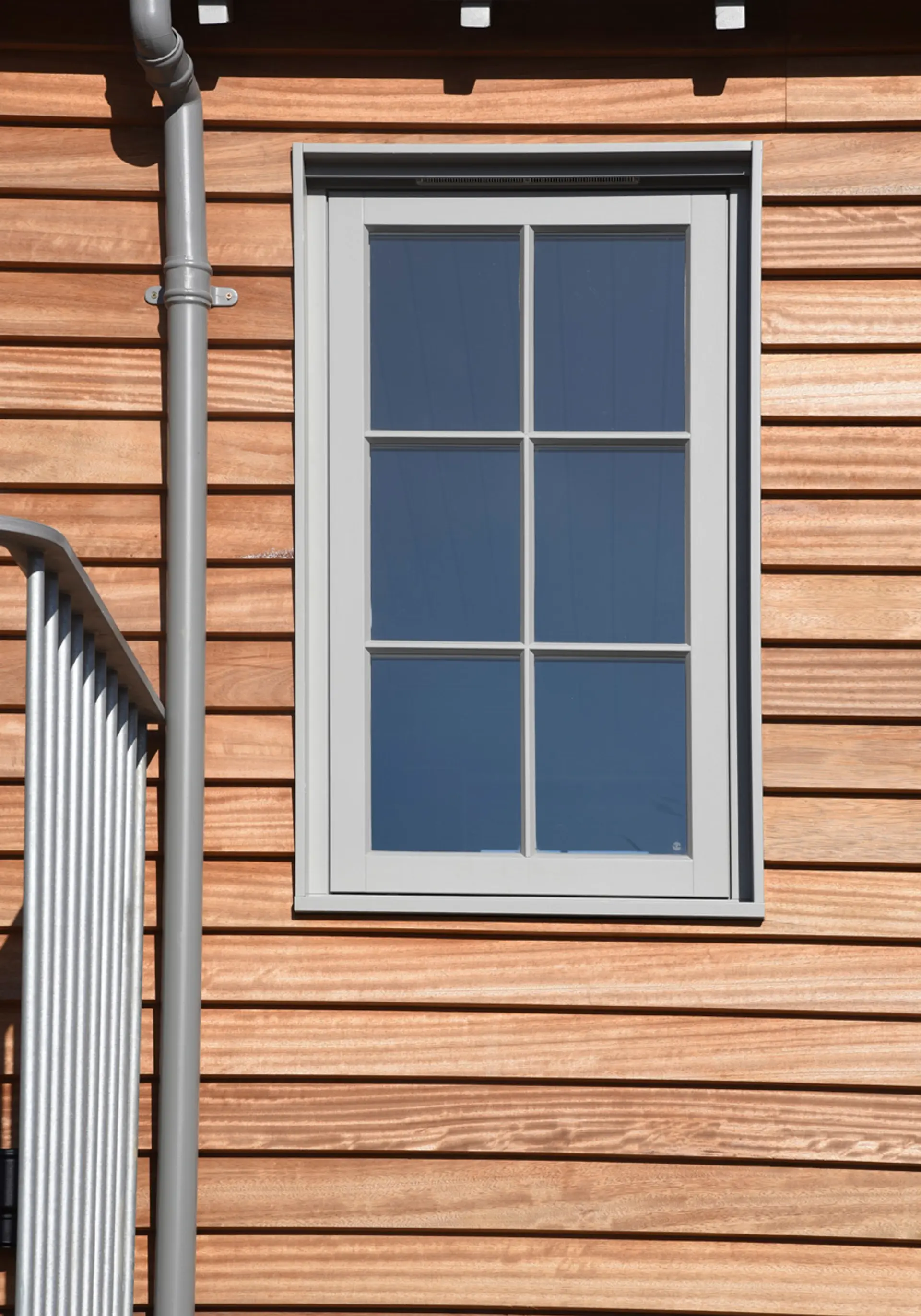 Casement Windows Grey Exterior 12 - Casement window in Grey