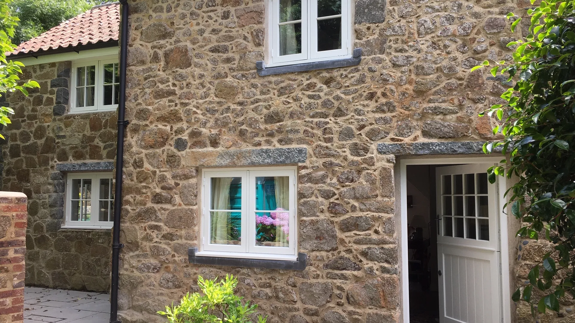 Stable Door White Exterior 2 - Stable door in White
