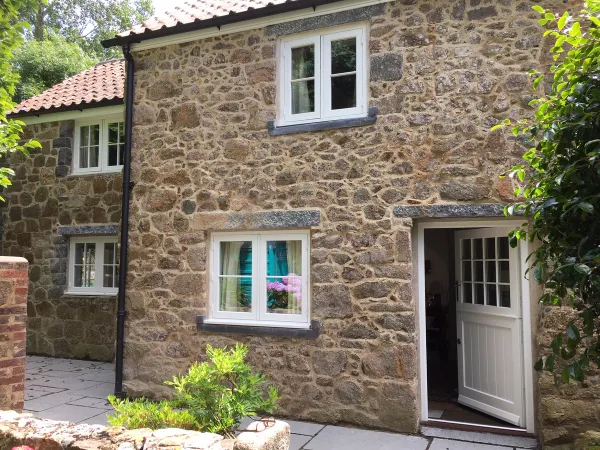 Stable Door White Exterior 2 - Stable door in White