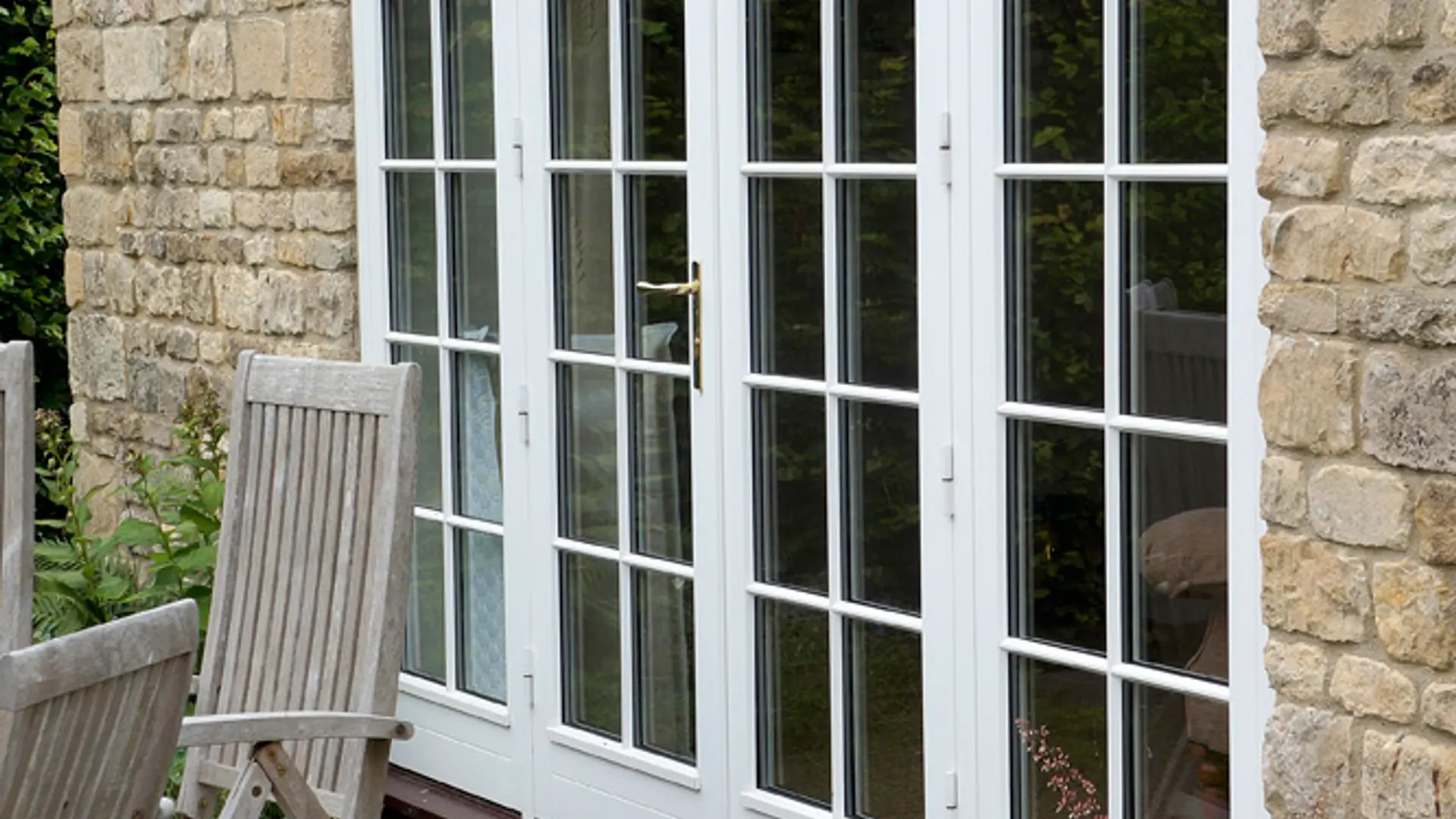 French Door White Exterior 29 - French door in White