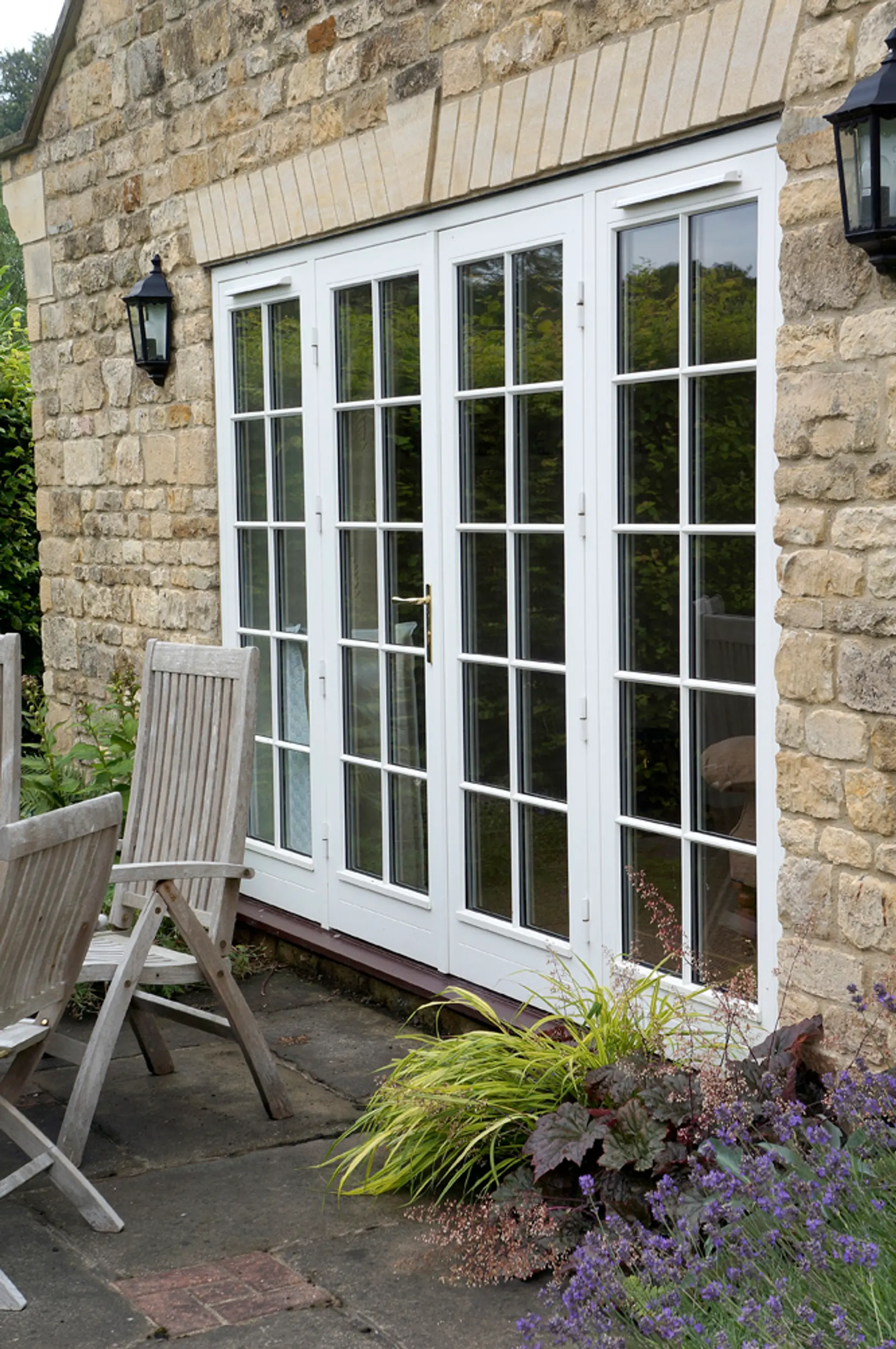 French Door White Exterior 29 - French door in White