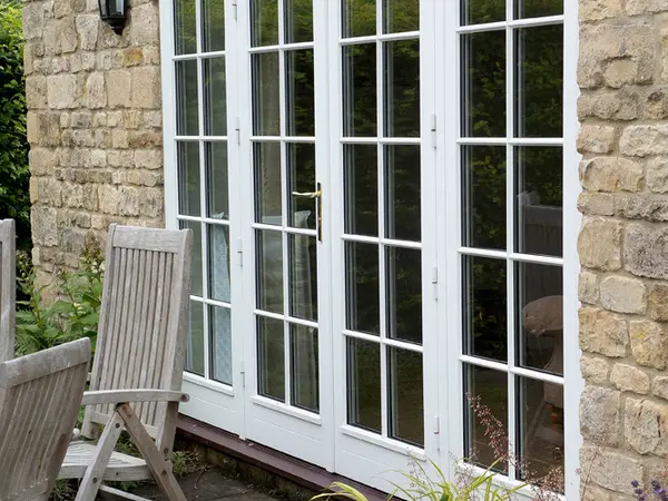 French Door White Exterior 29 - French door in White