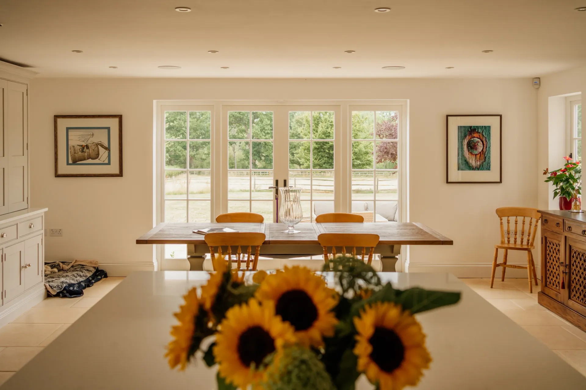 French Door White Interior 19 - French door in White