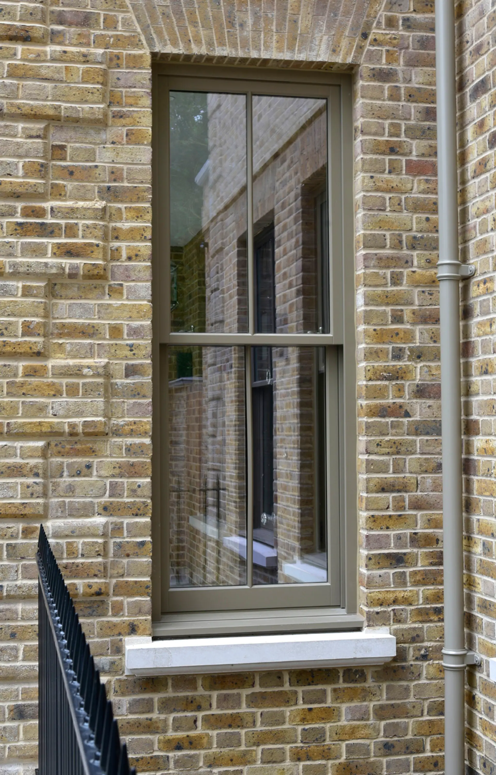 Sash Windows Grey Exterior 5 - Sash window in Grey