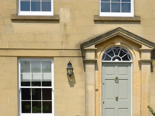 Entrance Door Green Exterior 2 - Entrance Door in Green