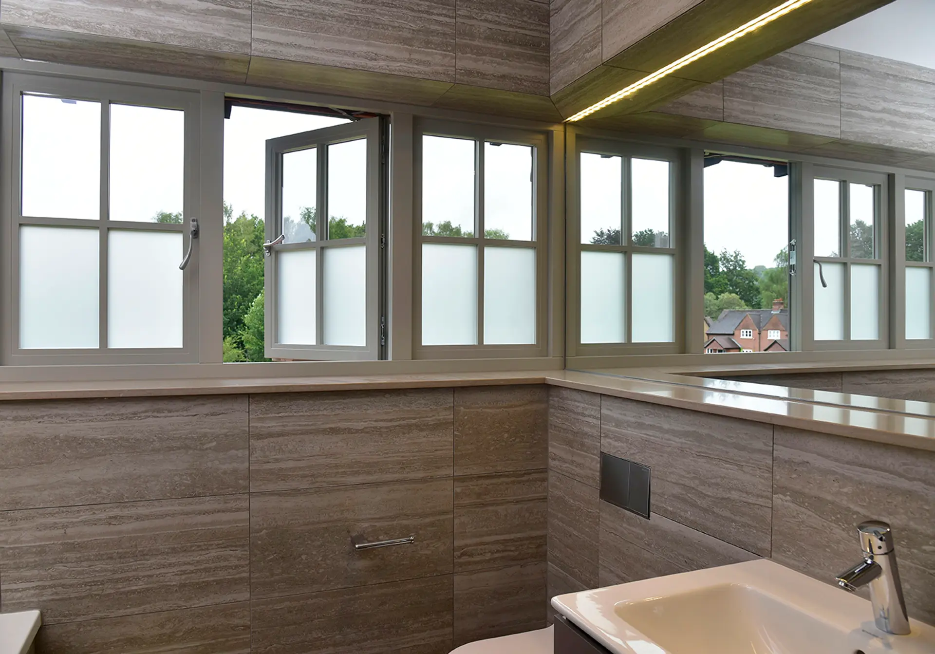 Casement Windows White Interior 9 - Casement window in White