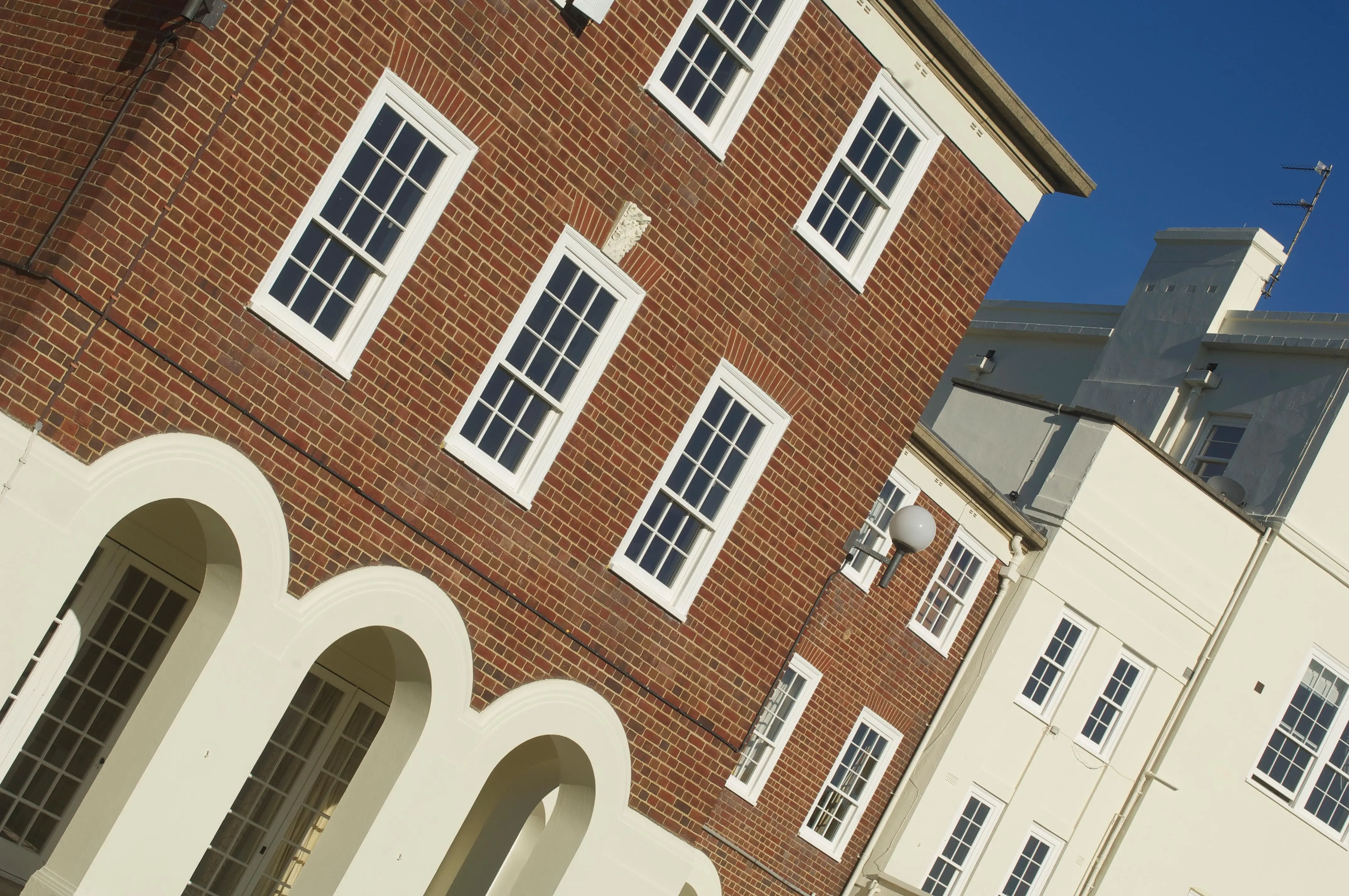 new timber windows for ladies college in cheltenham