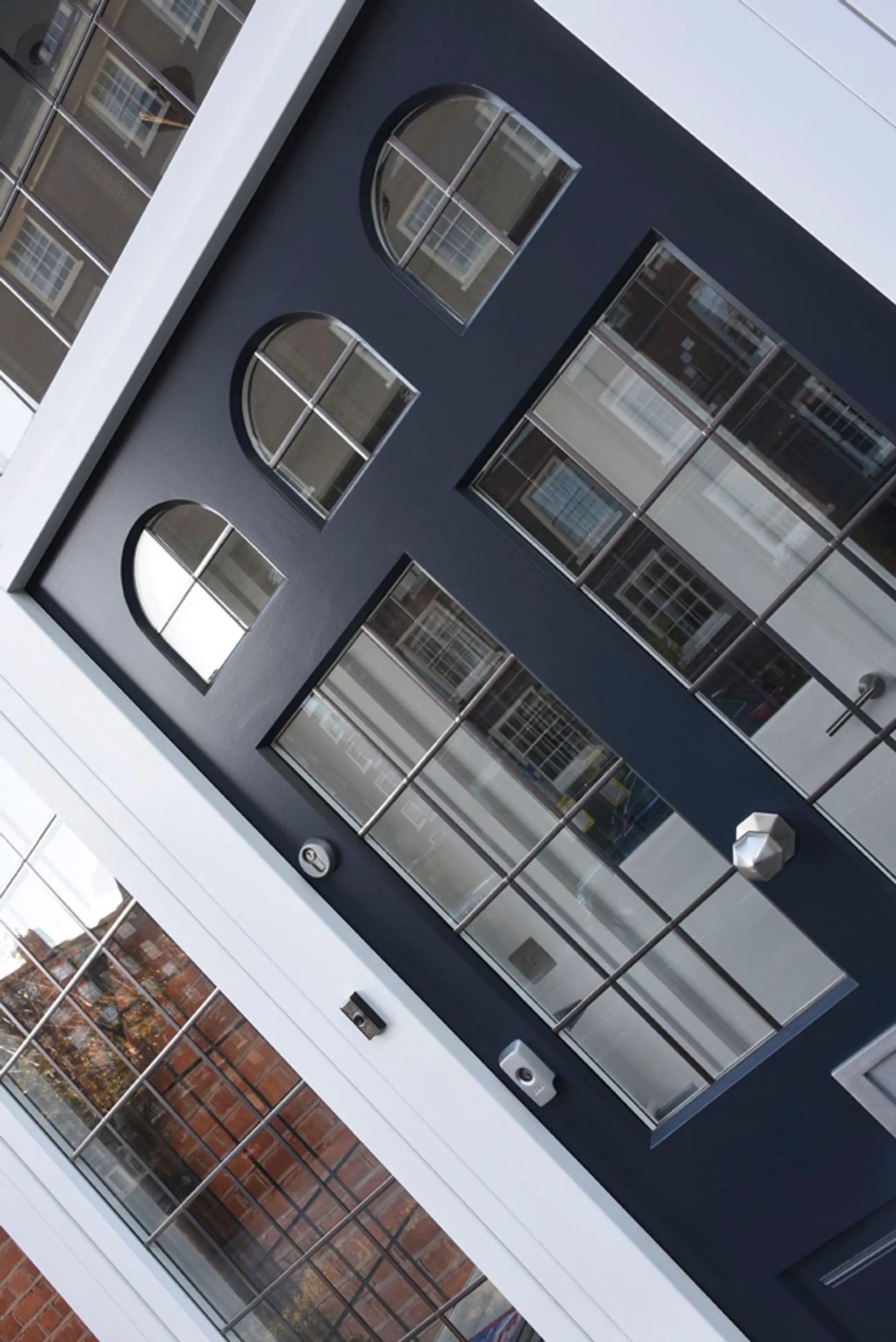 Entrance Door Black Exterior 7 - Entrance Door in Black