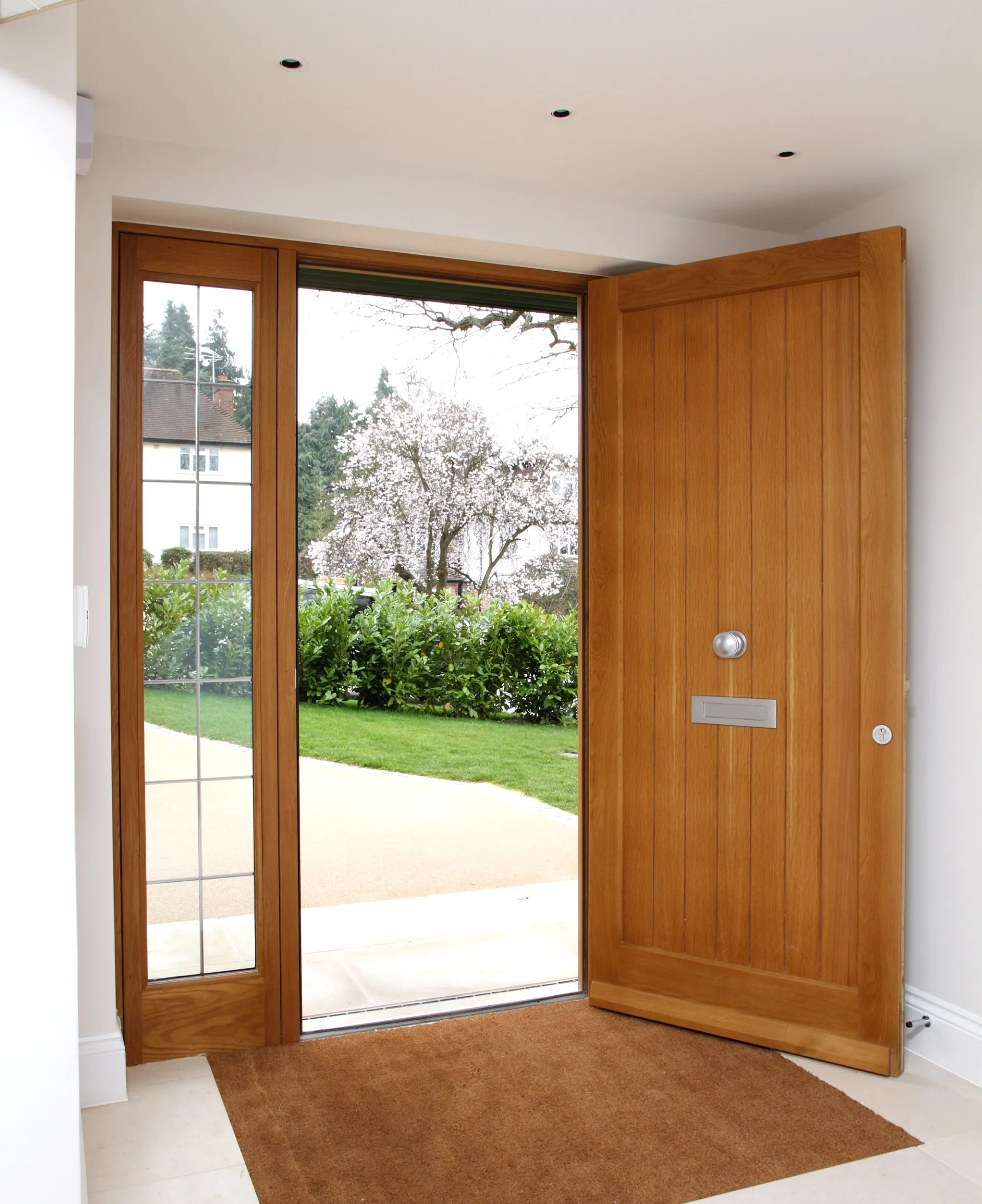 Entrance Door Stained Interior - Entrance Door in Stained