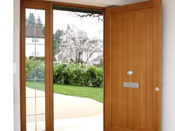 Entrance Door Stained Interior - Entrance Door in Stained