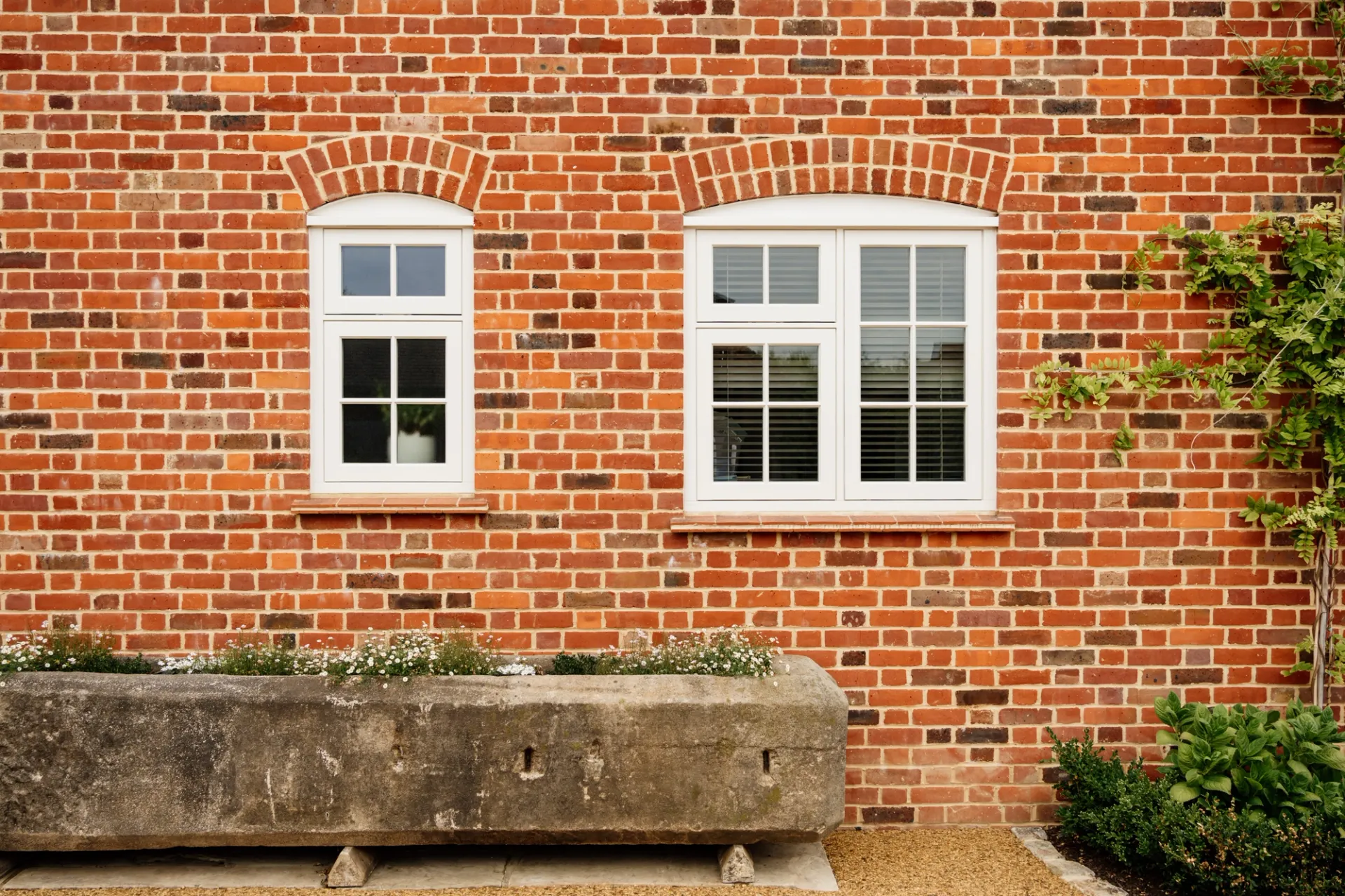 Casement Windows White Exterior 31 - Casement window in White