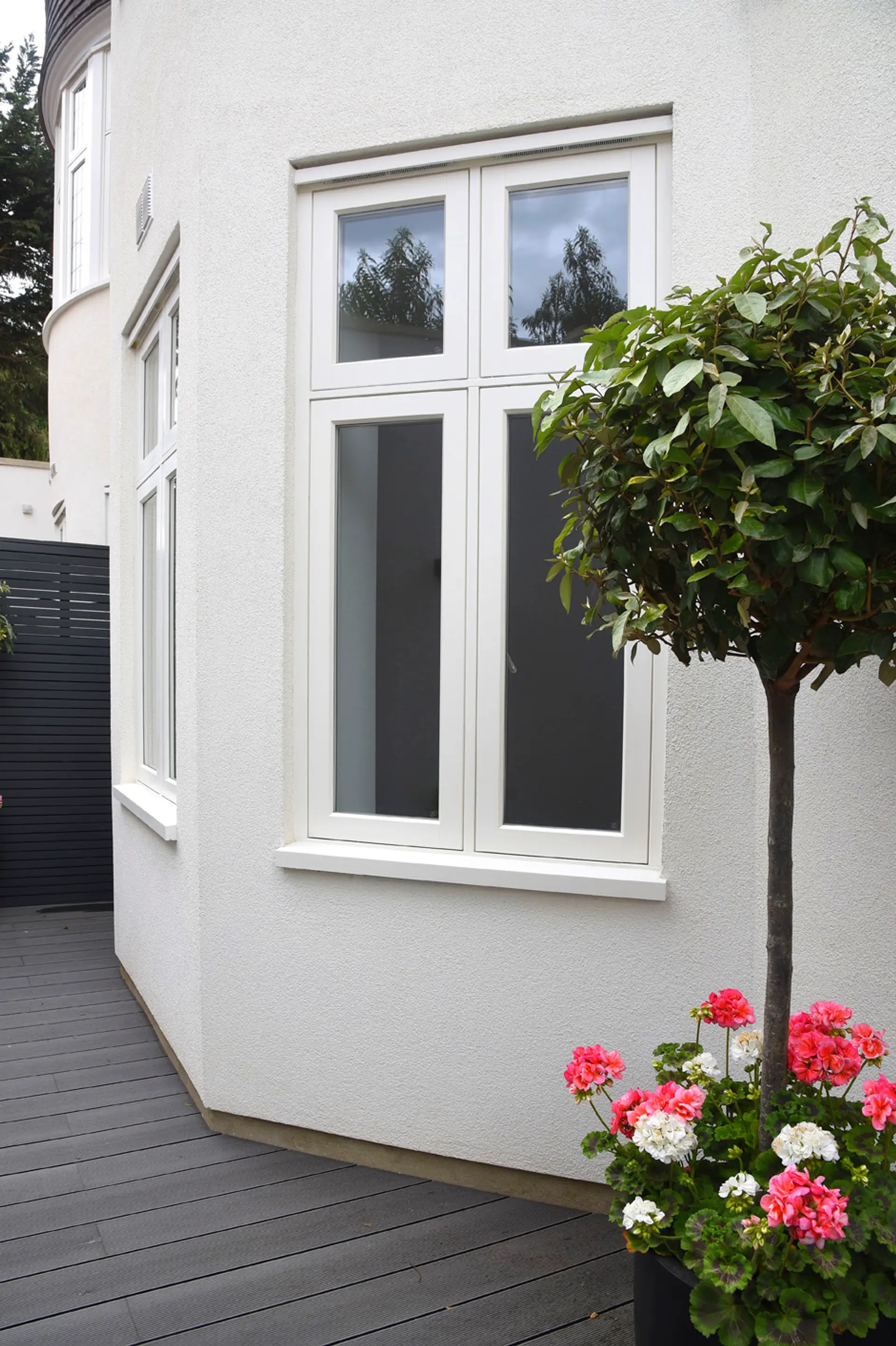Casement Windows White Exterior 49 - Casement window in White