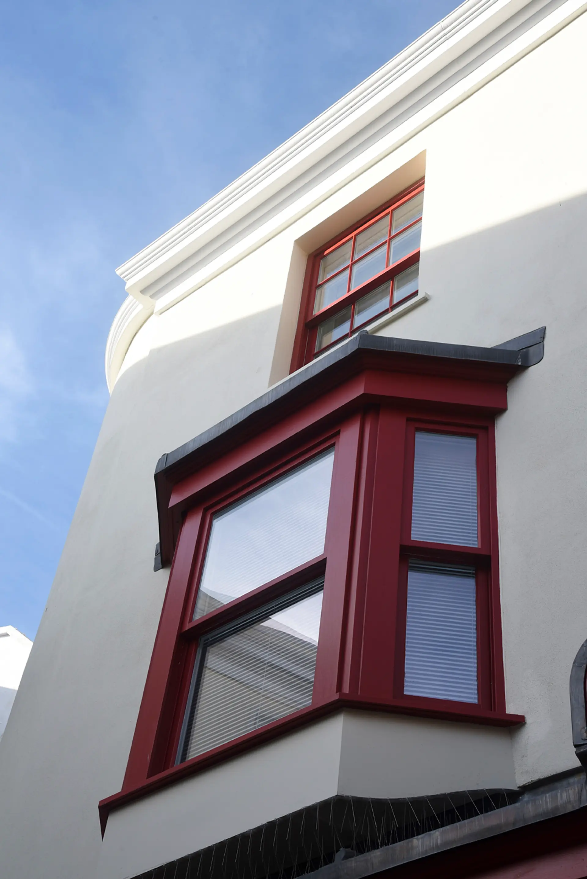 Sash Windows Red Exterior 2 - Sash window in Red