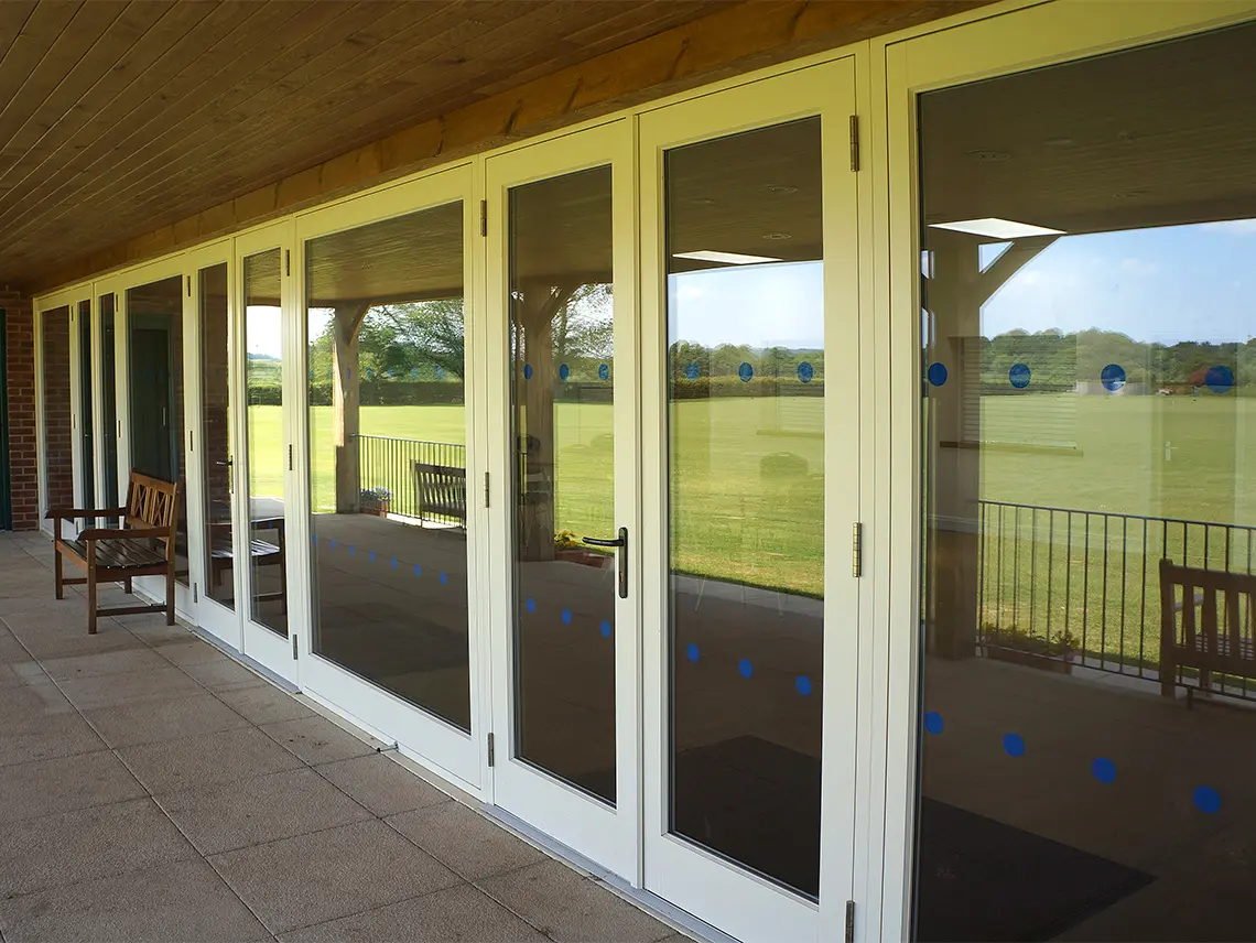 Premium Timber Windows Installed in Sports Pavillion Project