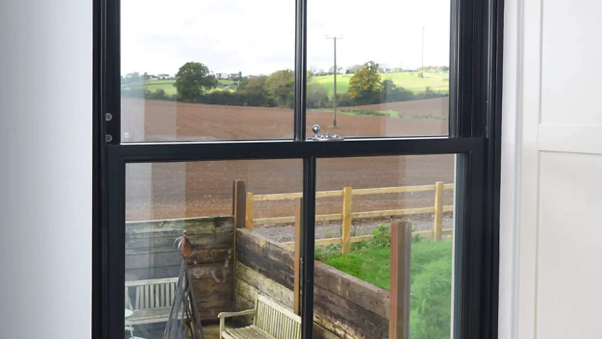 Sash Windows Black Interior 2 - Sash window in Black