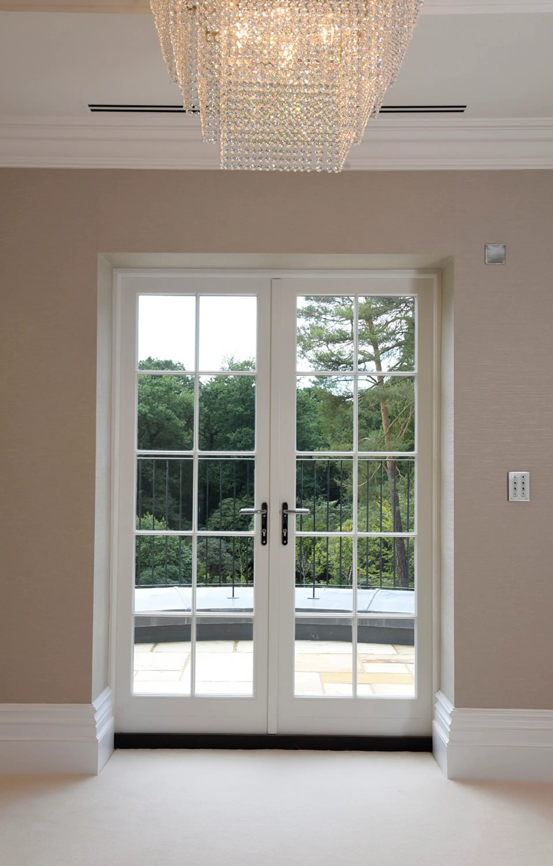 French Door White Interior 23 - French door in White