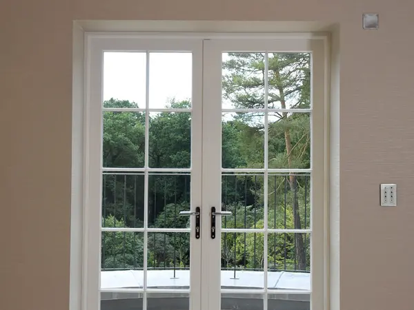 French Door White Interior 23 - French door in White