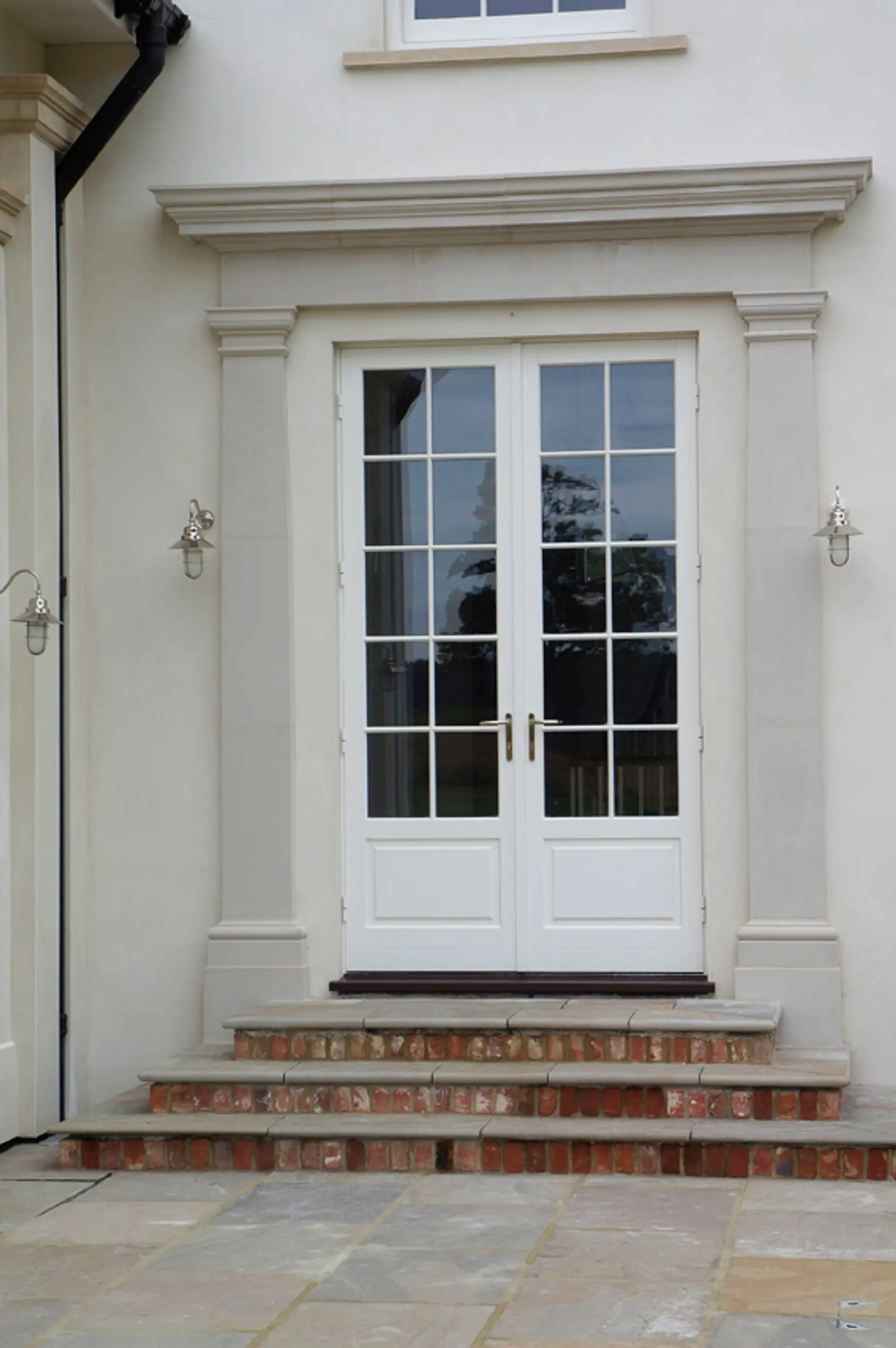 French Door White Exterior 21 - French door in White
