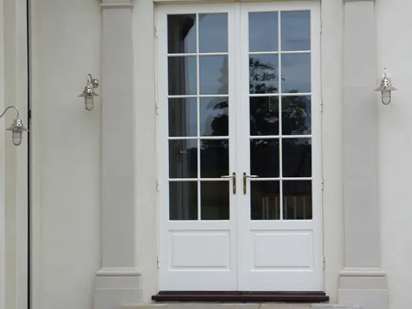French Door White Exterior 21 - French door in White