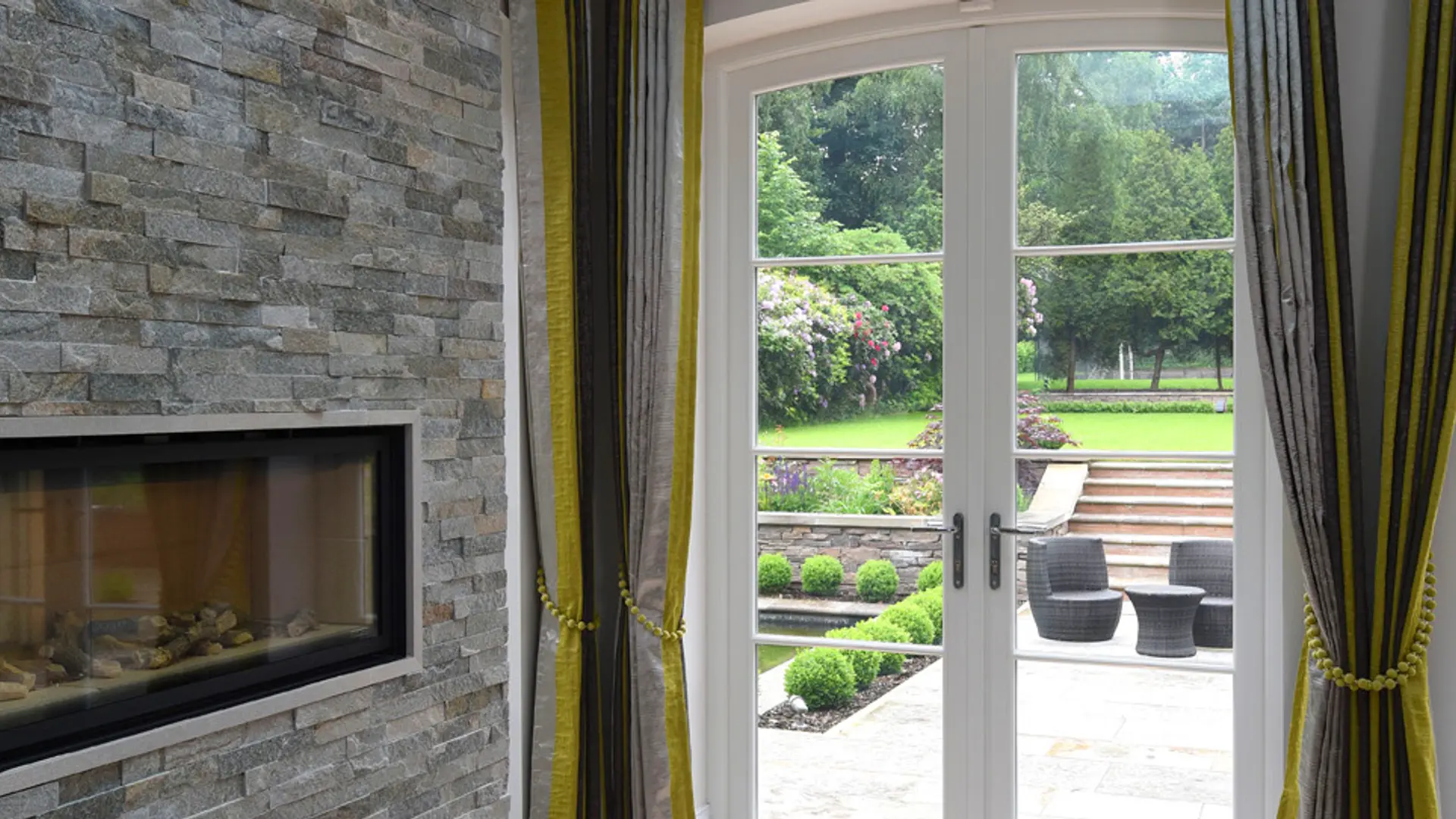 French Door White Interior 20 - French door in White