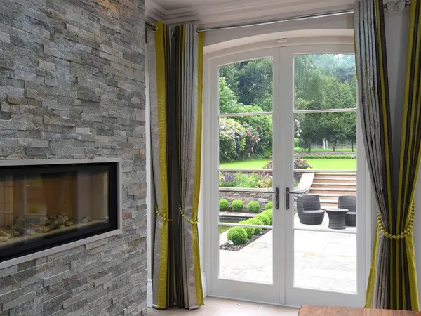 French Door White Interior 20 - French door in White