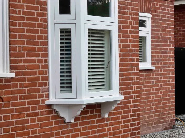 Casement Windows White Exterior 15 - Casement window in White