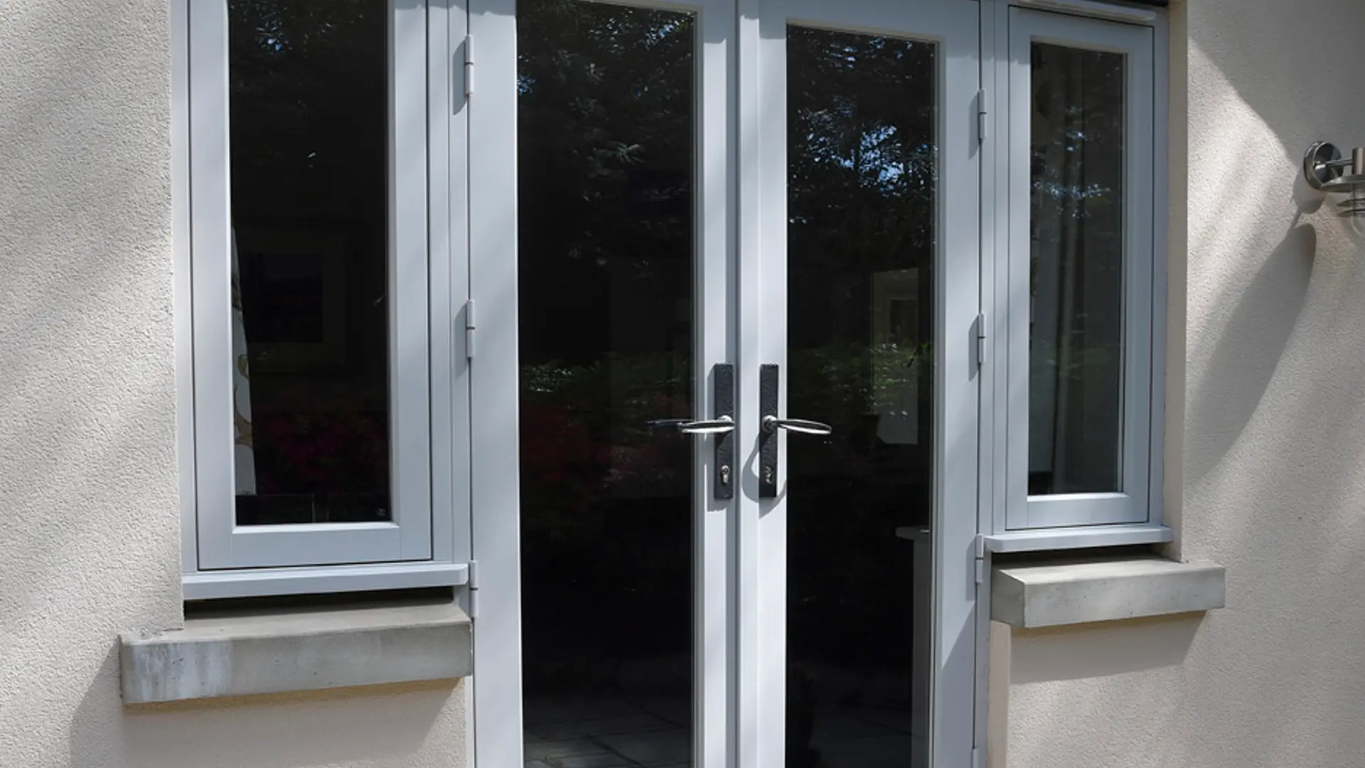 French Door White Exterior 44 - French door in White