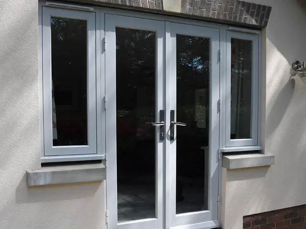 French Door White Exterior 44 - French door in White