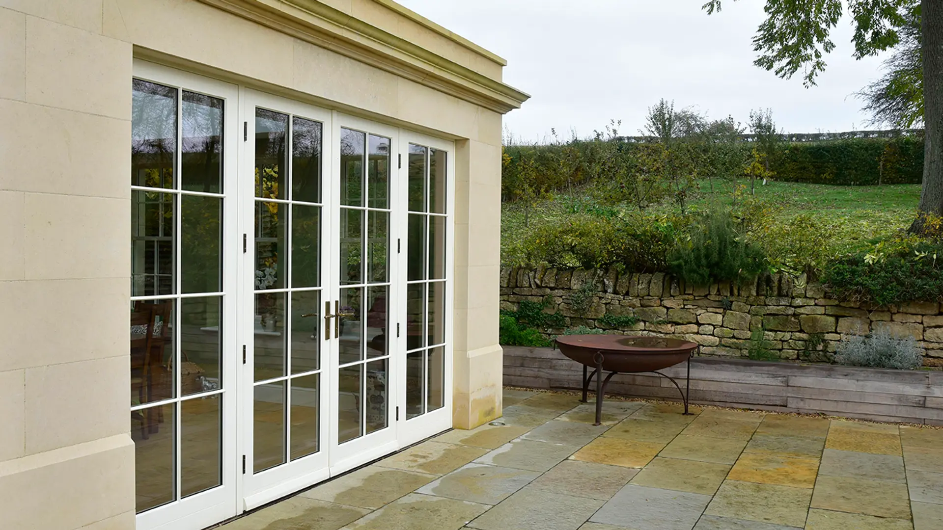 French Door White Exterior 23 - French door in White
