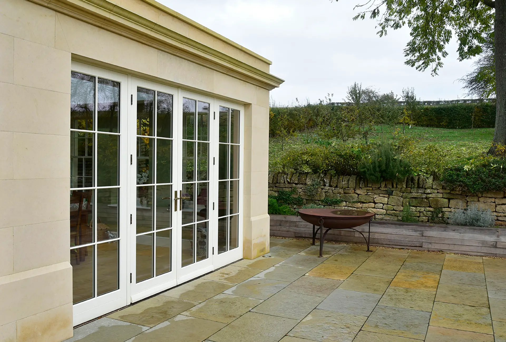 French Door White Exterior 23 - French door in White