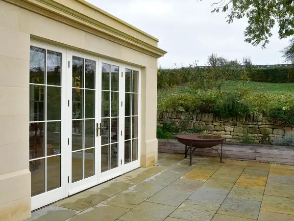 French Door White Exterior 23 - French door in White