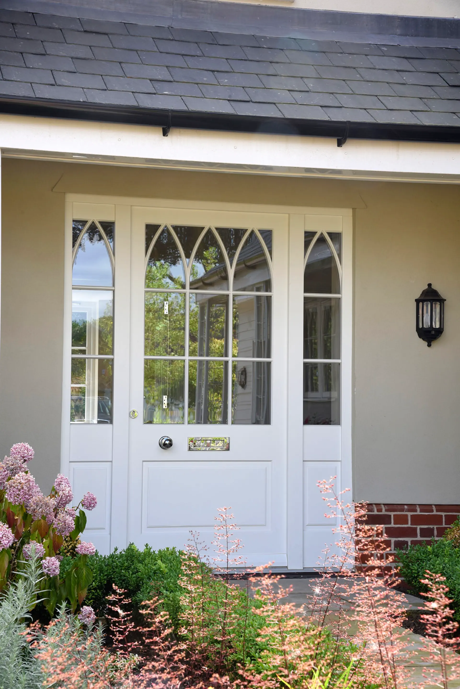 Entrance Door White Exterior - Entrance Door in White