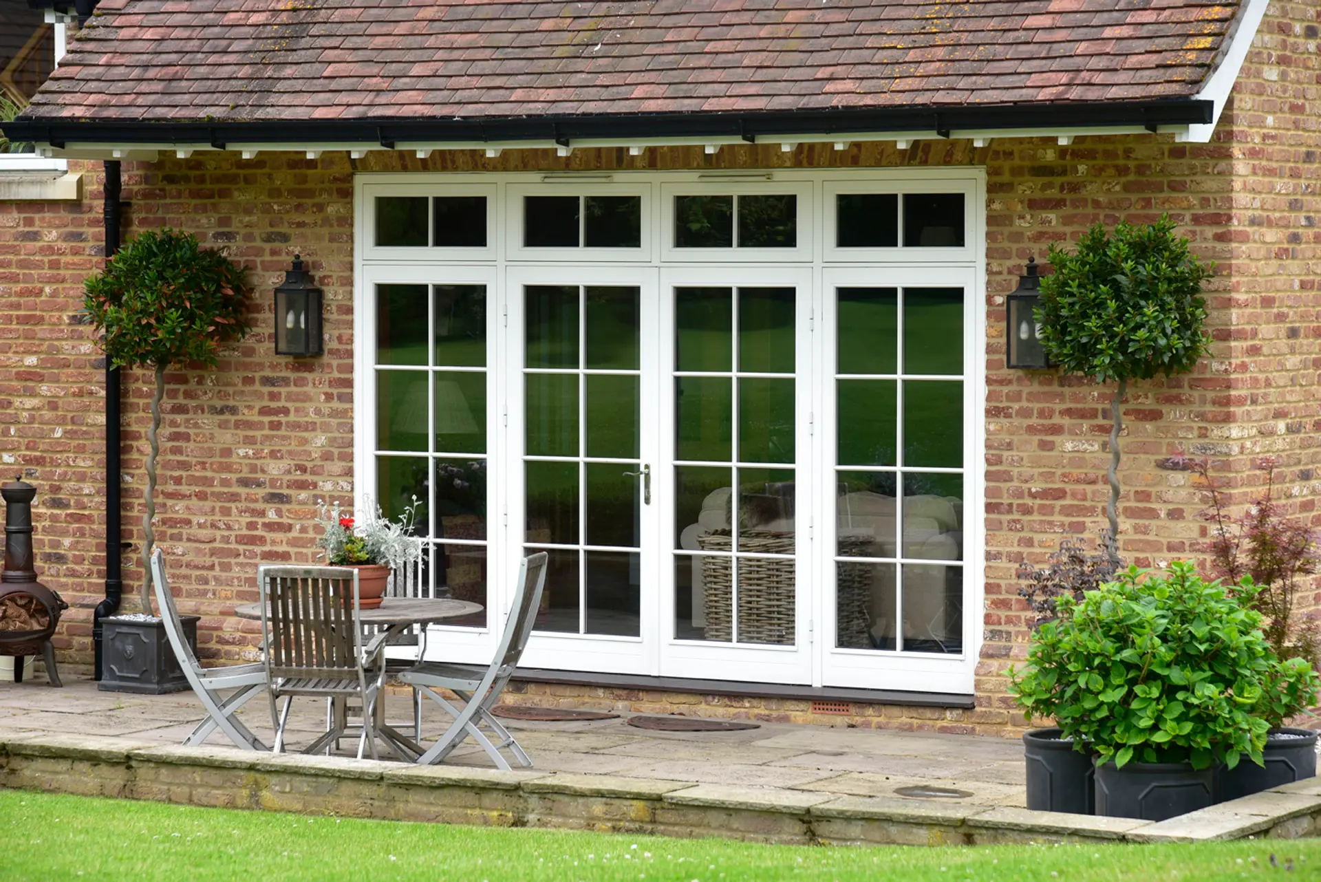 French Door White Exterior 43 - French door in White