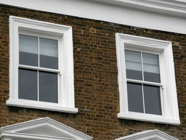 Sash Windows White Exterior 52 - Sash window in White