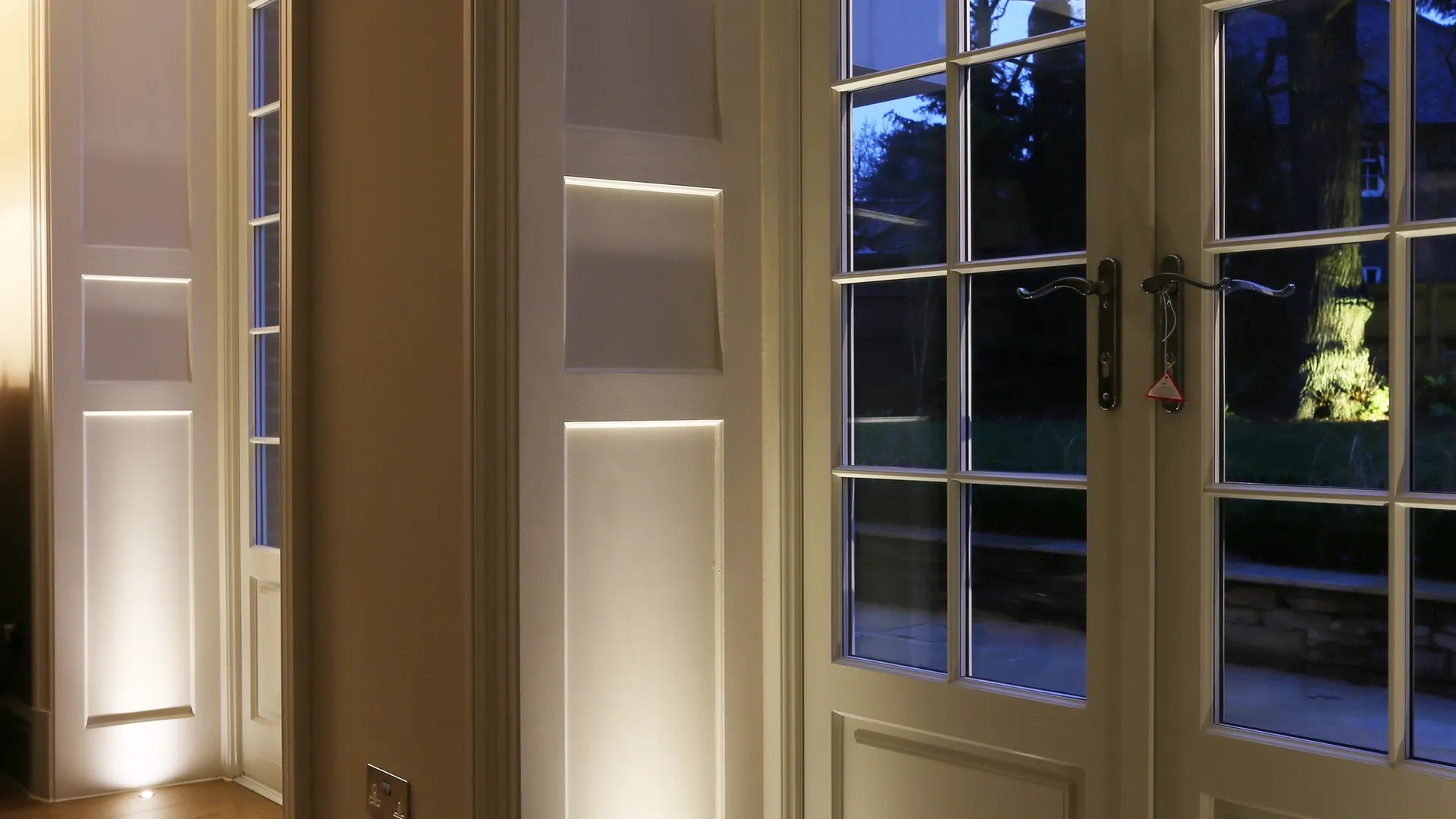 French Door White Interior 17 - French door in White
