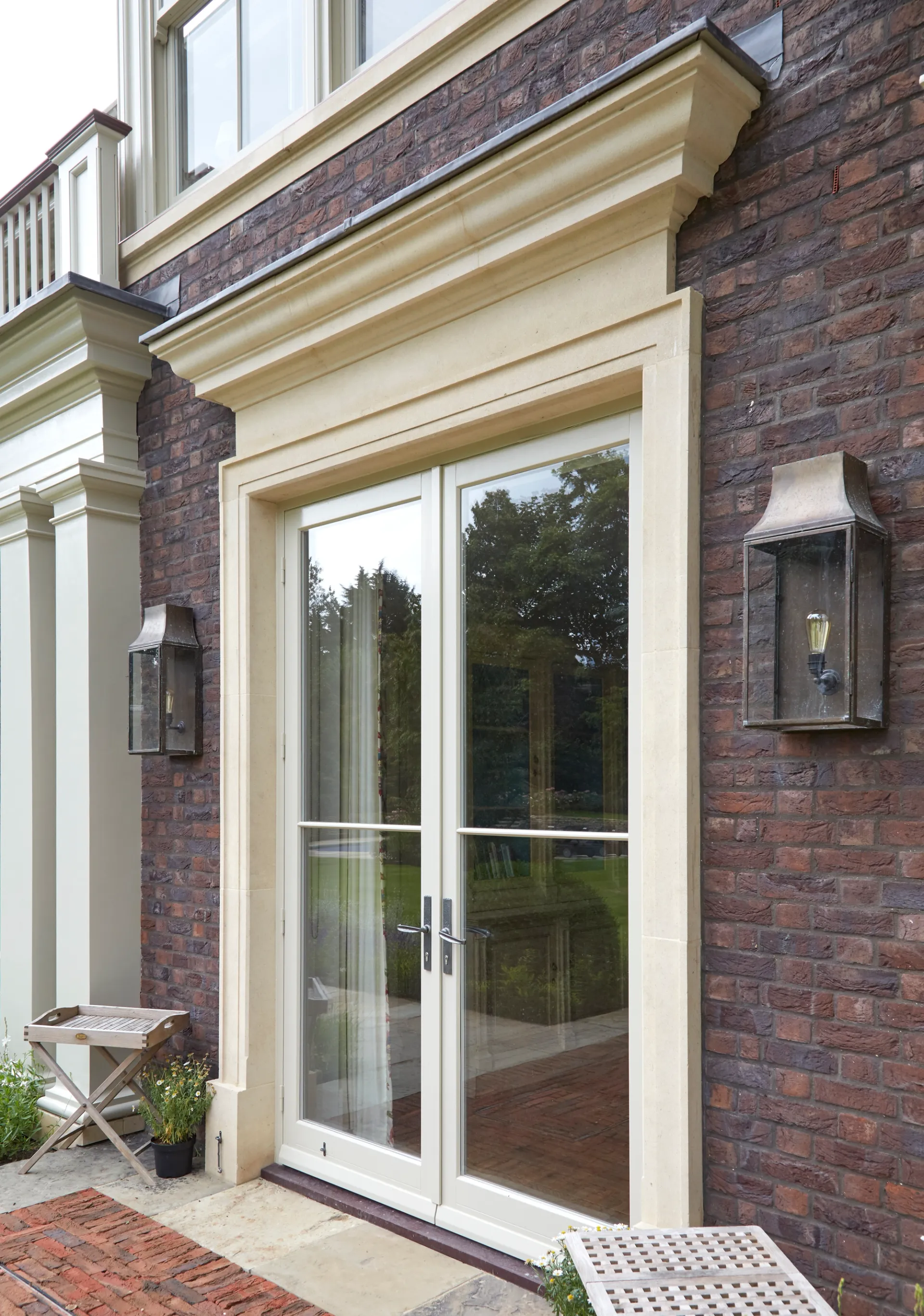 French Door White Exterior 17 - French door in White