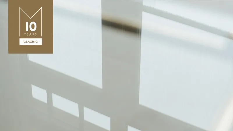 10 years warranty for glazing