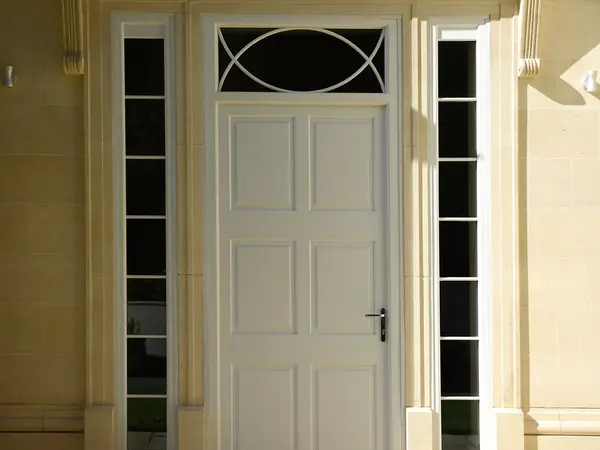 Entrance Door White Exterior 8 - Entrance Door in White