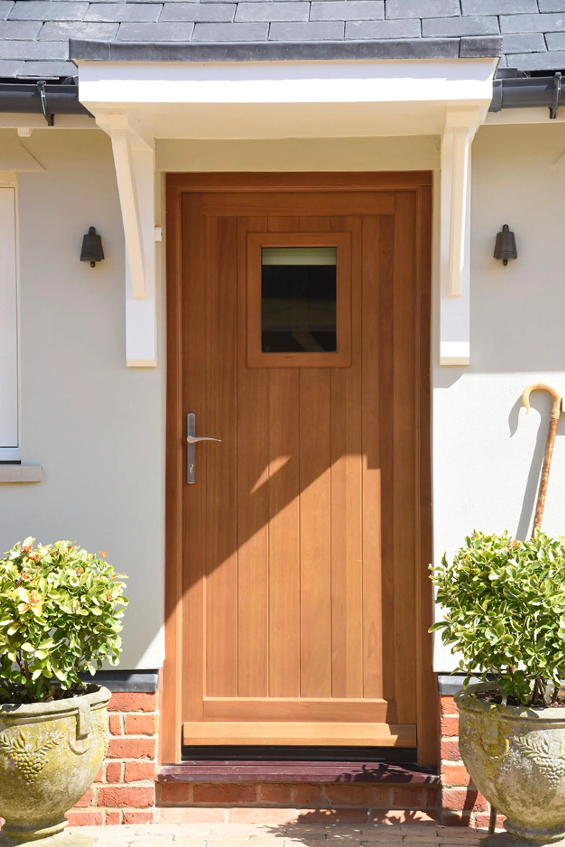 Entrance Door Stained Exterior 3 - Entrance Door in Stained