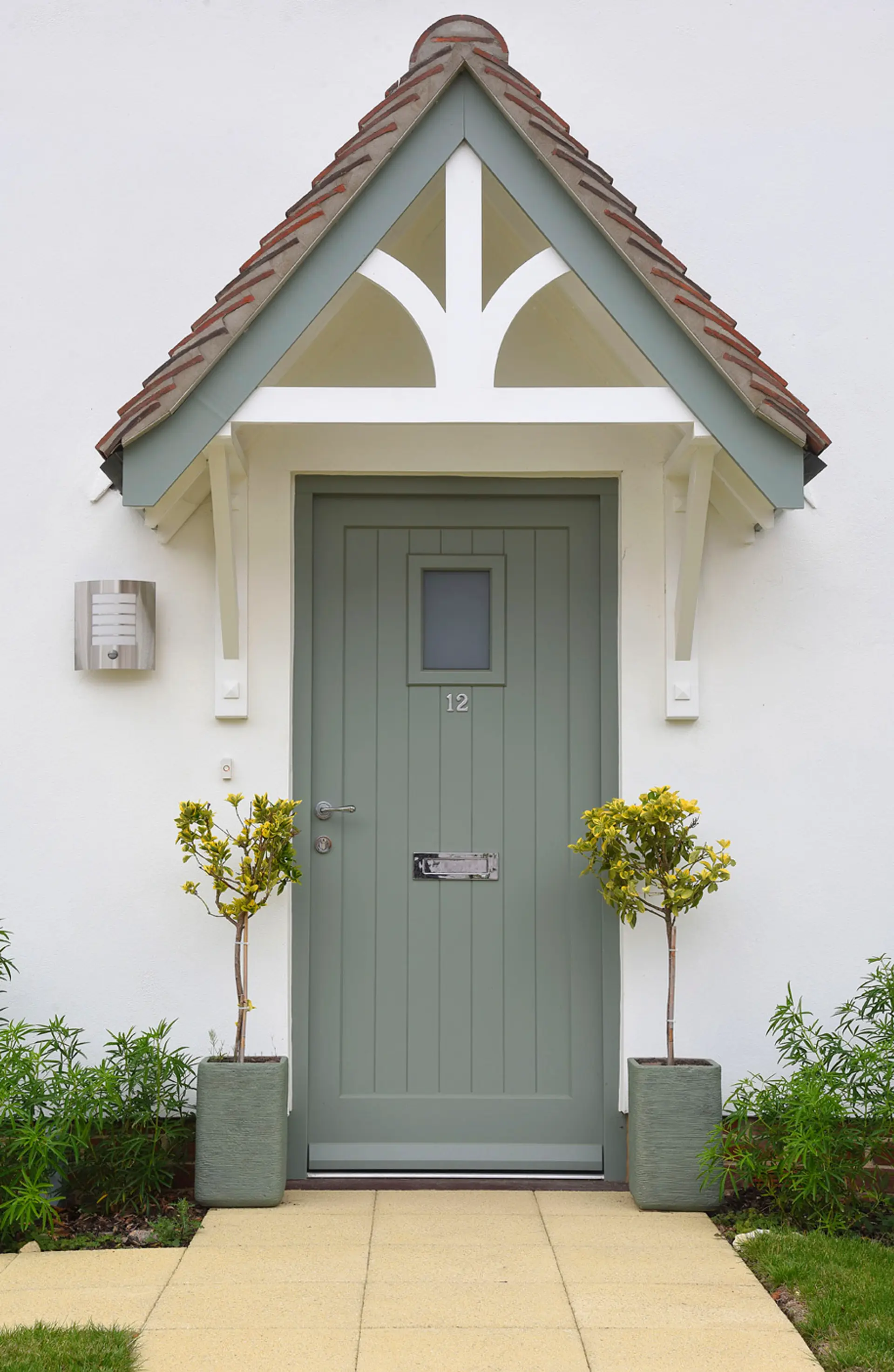 Entrance Door Grey Exterior 13 - Entrance Door in Grey