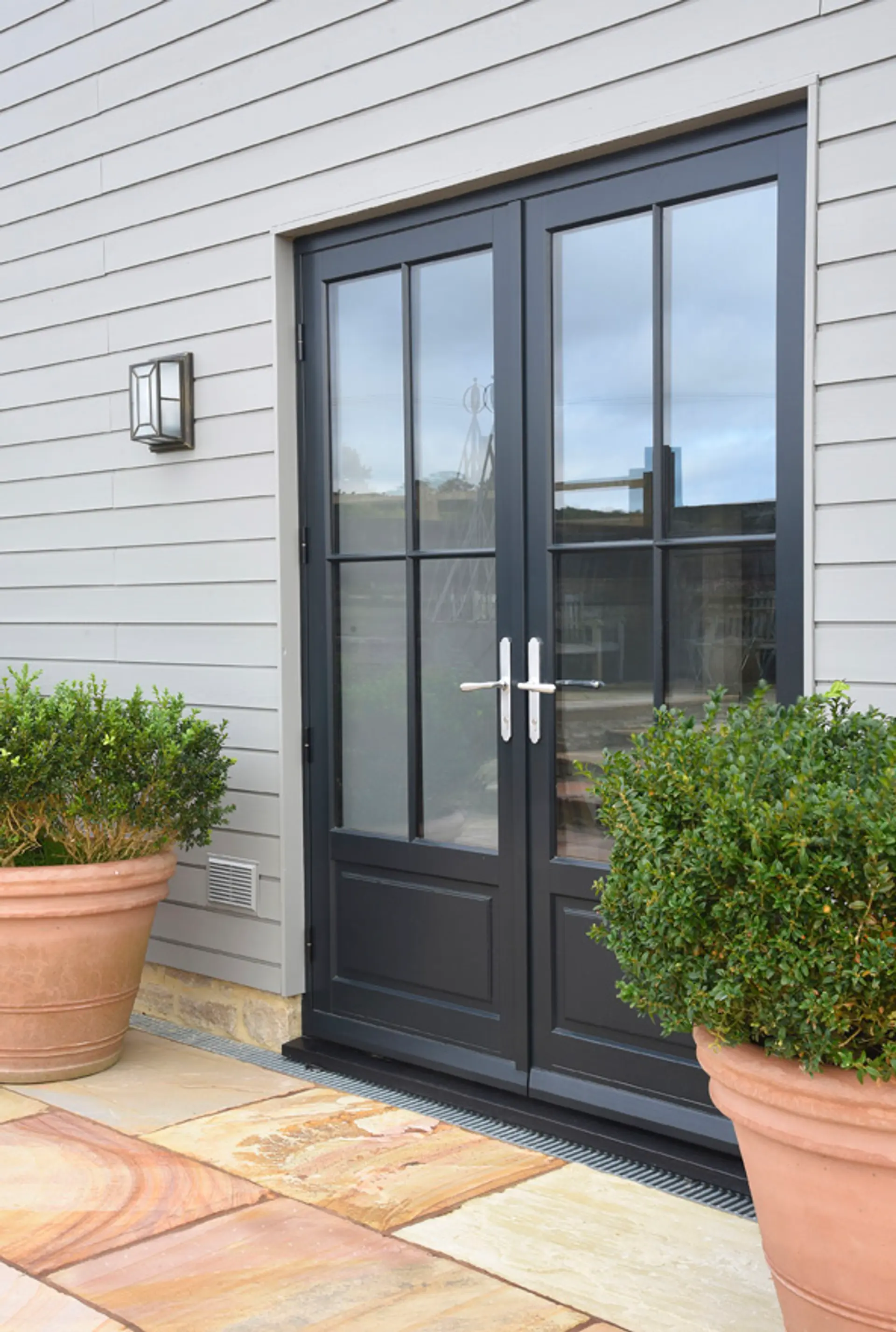 French Door Grey Exterior 9 - French door in Grey