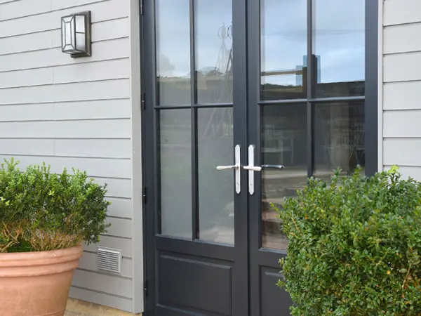French Door Grey Exterior 9 - French door in Grey