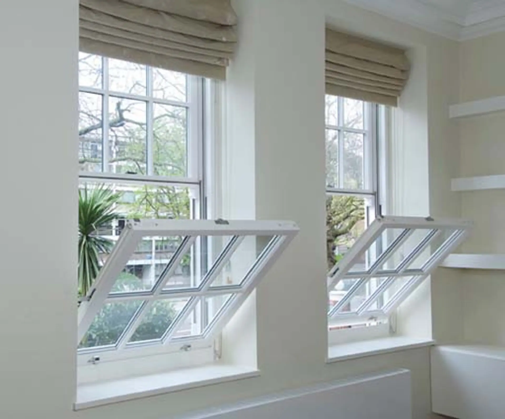 Sash Windows White Interior 16 - Sash window in White
